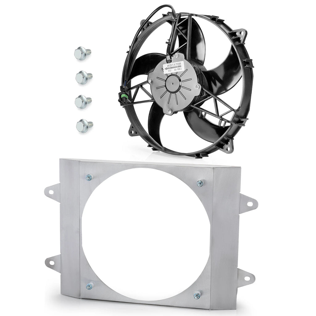 Radiator Cooling Fan with Shroud for Polaris Ranger 700 800 900 (2006–2019)