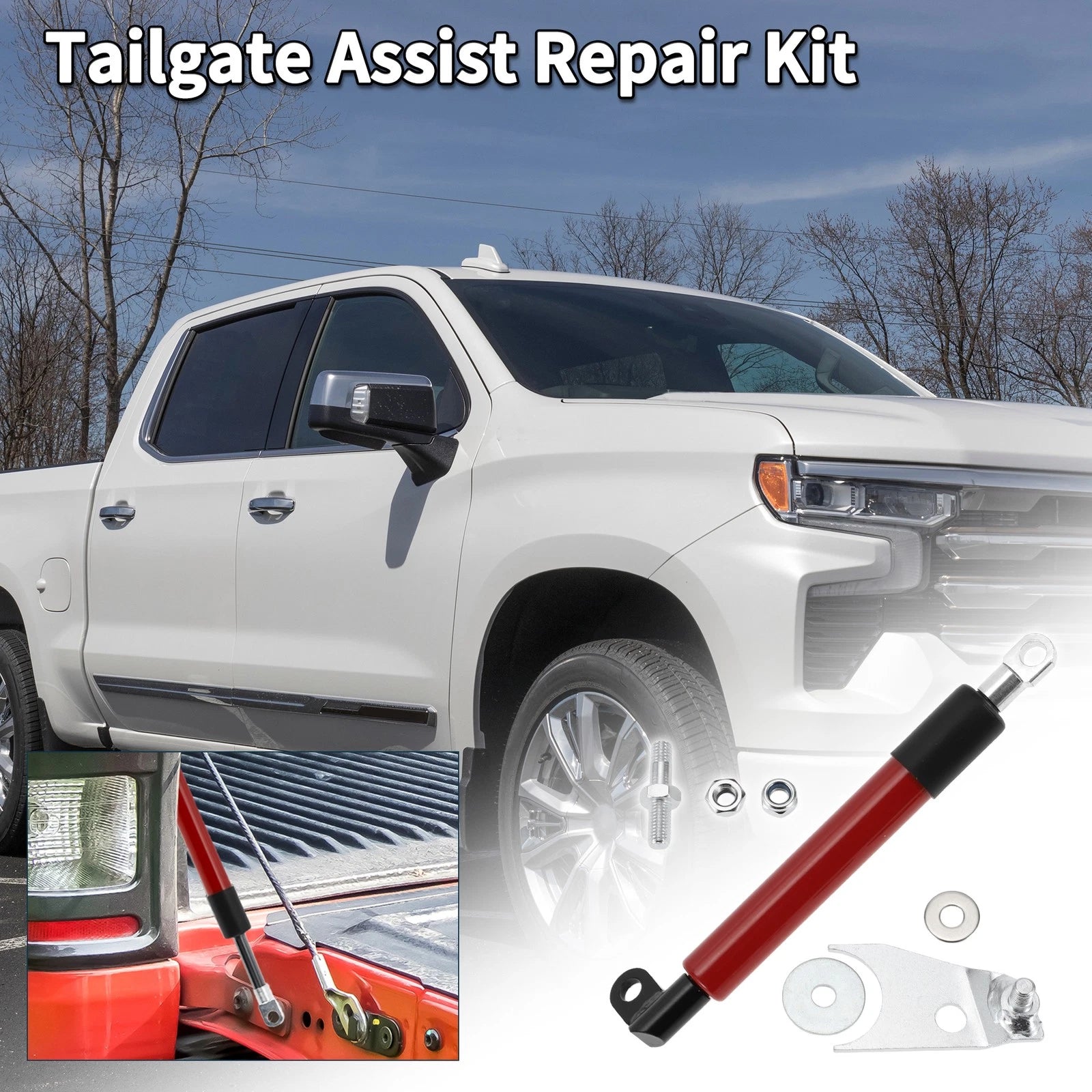 Rear Tailgate Assist Replacement for GMC Sierra 1500 2500 3500 (1999–2006)