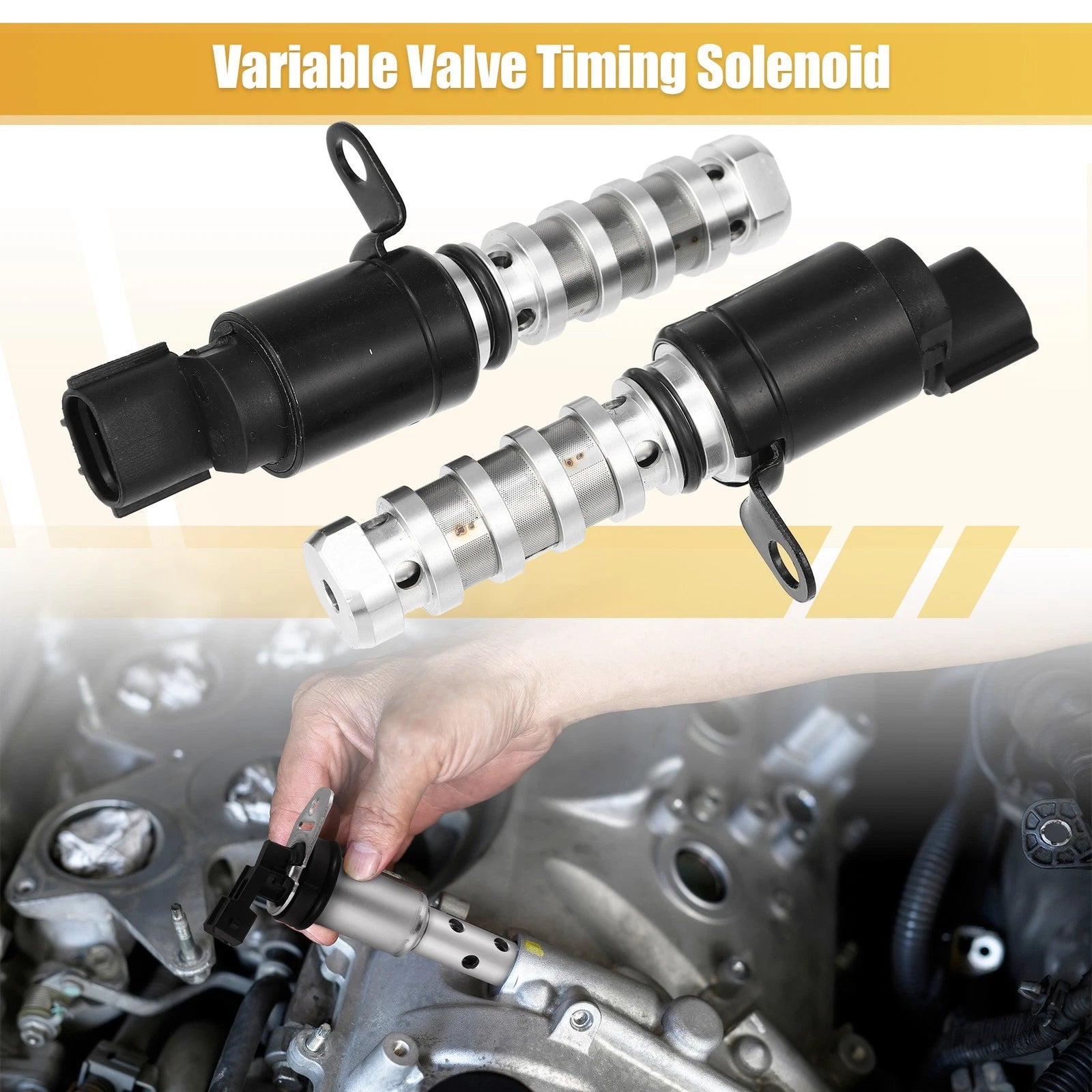 Engine Variable Timing Oil Solenoid Pair for Hyundai Accent (2018–2021)