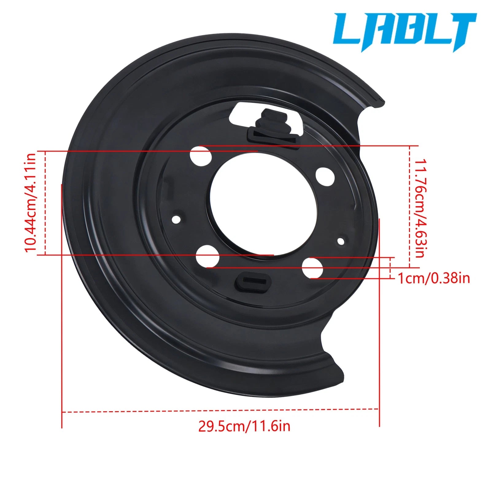 Pair Rear Brake Backing Plates for Dodge Ram 2500 3500 (2009–2011)