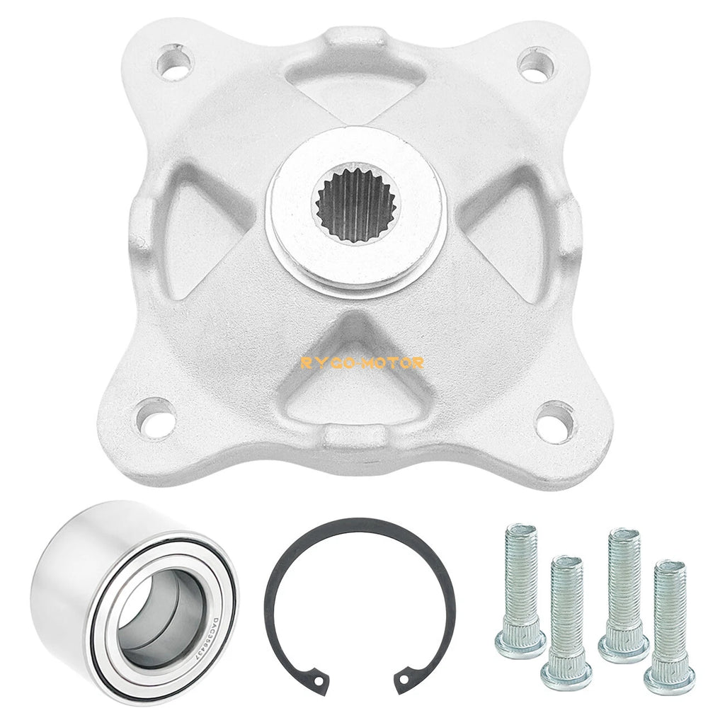Front Wheel Hub with Bearing Studs Kit for Polaris Sportsman X2 500 570 800 (2003–2021) 5134310