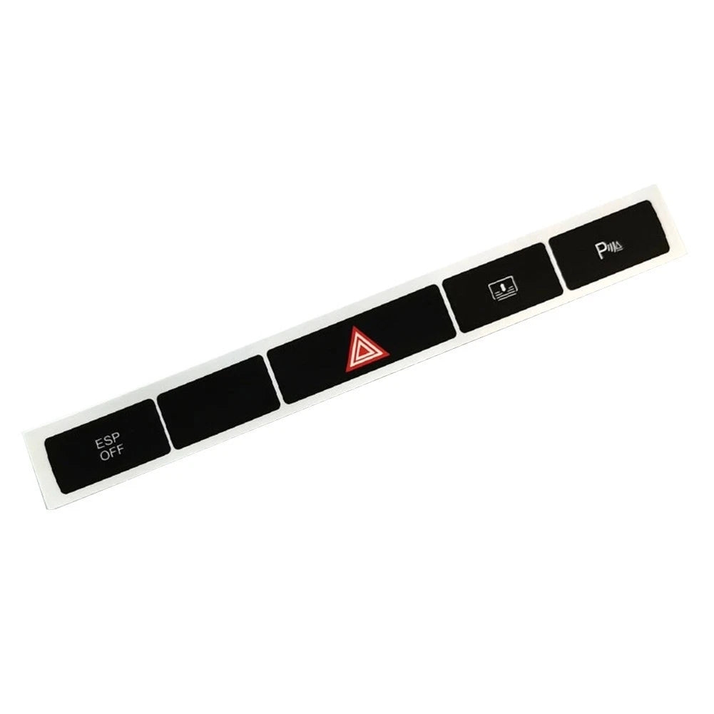 Clima Panel Button Repair Decals Stickers for Audi A6