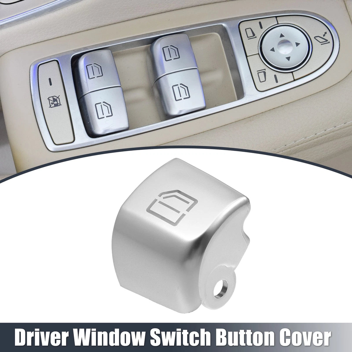 Front Right Window Glass Lift Switch Button Cover for Mercedes Benz S320 (1998–2005)
