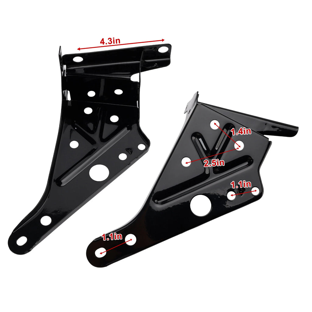 Set of 2 Head Mount Brackets for Harley Touring Street Glide (2014–2023) 57000169 57000170
