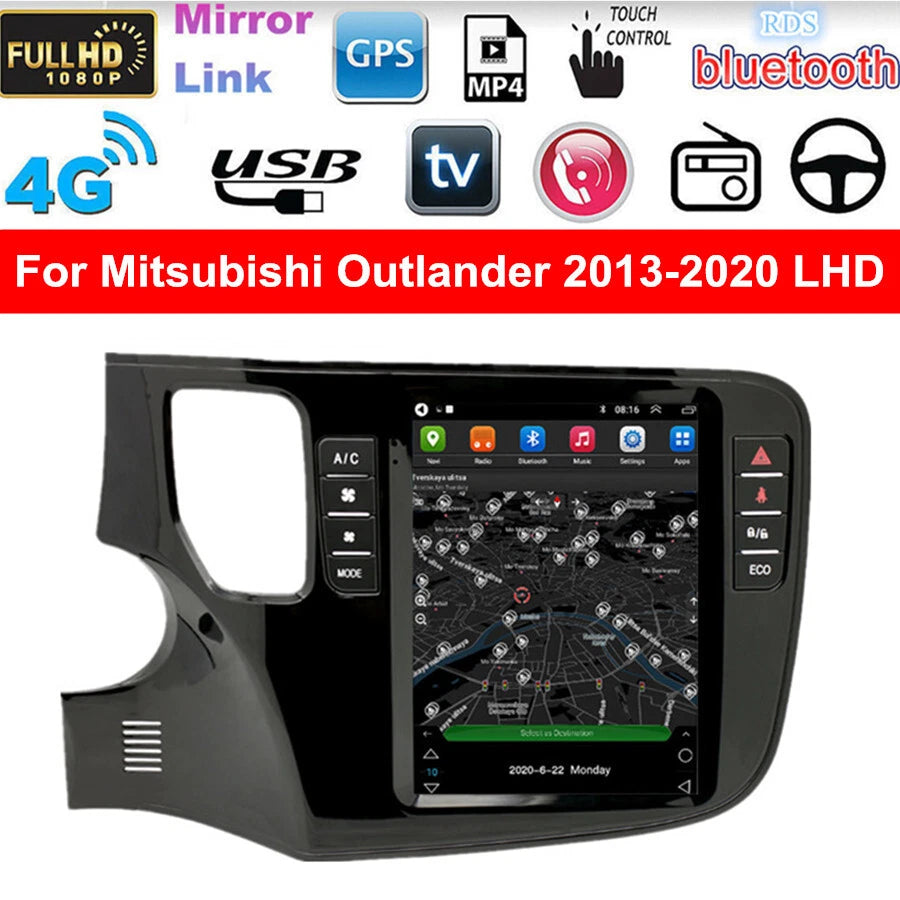 9.7" Android Stereo Radio for Mitsubishi Outlander (2013–2020)