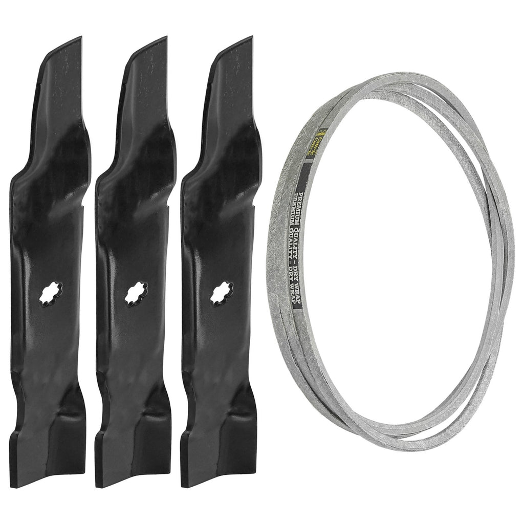 Deck Blade and Drive Belt Replacement for John Deere 145 155C (2010–2010)