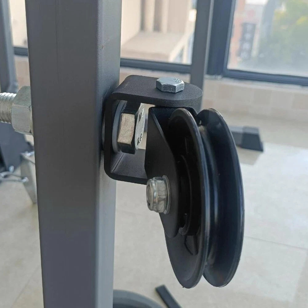 Fixed Pulley Block for Weightlifting Equipment (Nylon, Aluminum Alloy)