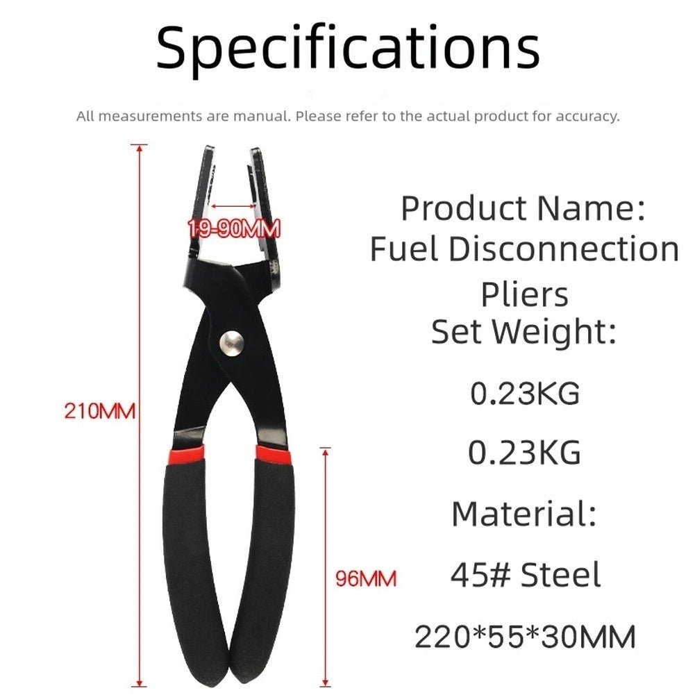 Ergonomic Fuel Line Disconnect Tool for Automotive AC and Cooling Lines