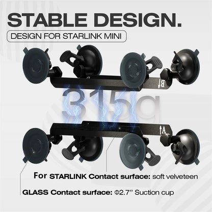 Suction Cup Mount for Starlink Mini (2020–2023)