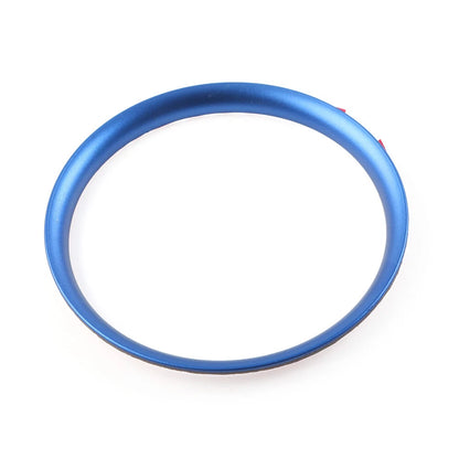Interior Central Console Clock Frame Ring Trim for VW Passat B8 (2016–2019) Blue