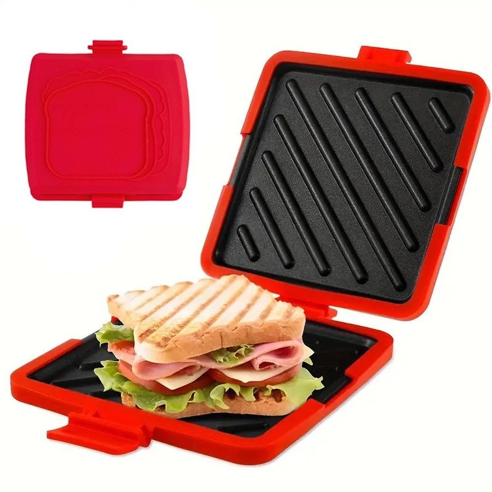 16x16.8cm Non-Stick Sandwich Grill Pan for Microwave