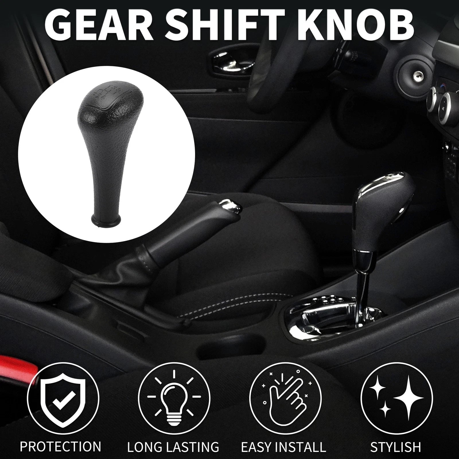 5 Speed Manual Gear Shifter Knob Replacement for Mercedes-Benz E-Class (1994–1994)