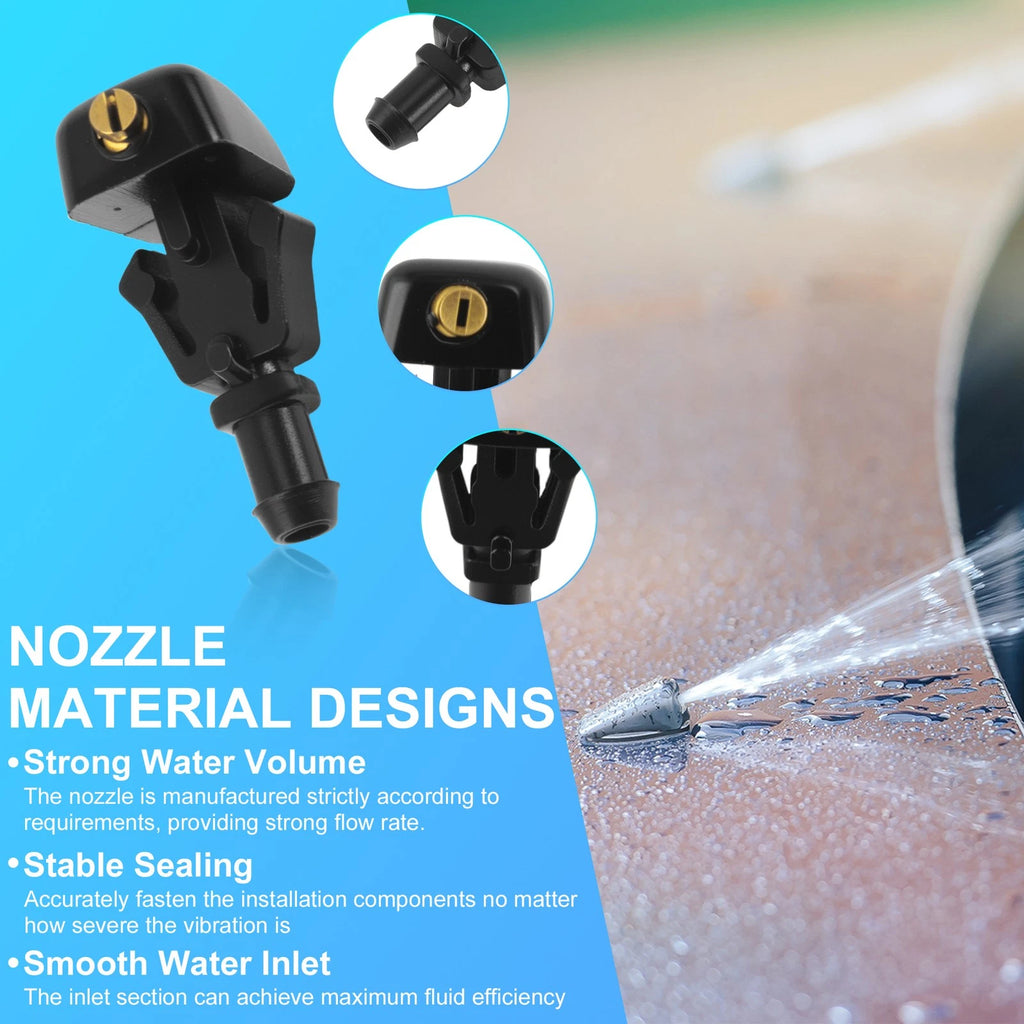 Windshield Washer Nozzle Kit for Ford F150 (2004–2013) 3W7Z17603AA