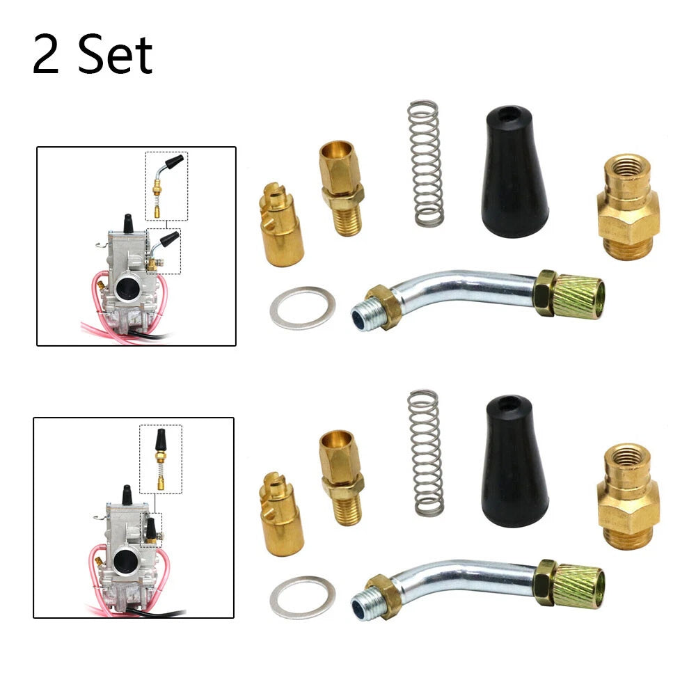 2X Carburetor Cable Choke Starter Plunger Kit for Mikuni TM/VM MK-413