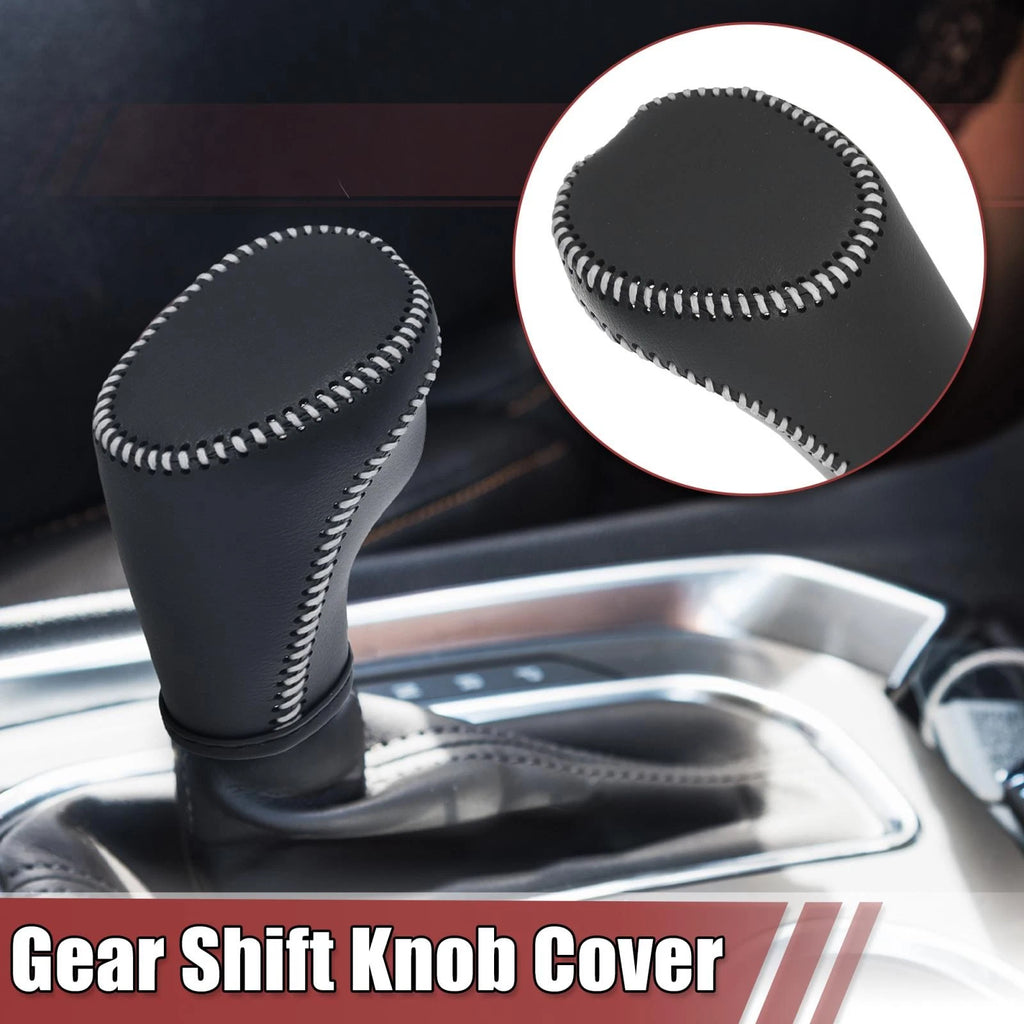 Gear Shift Knob Cover with White Thread for Chevrolet Equinox (2018–2021)