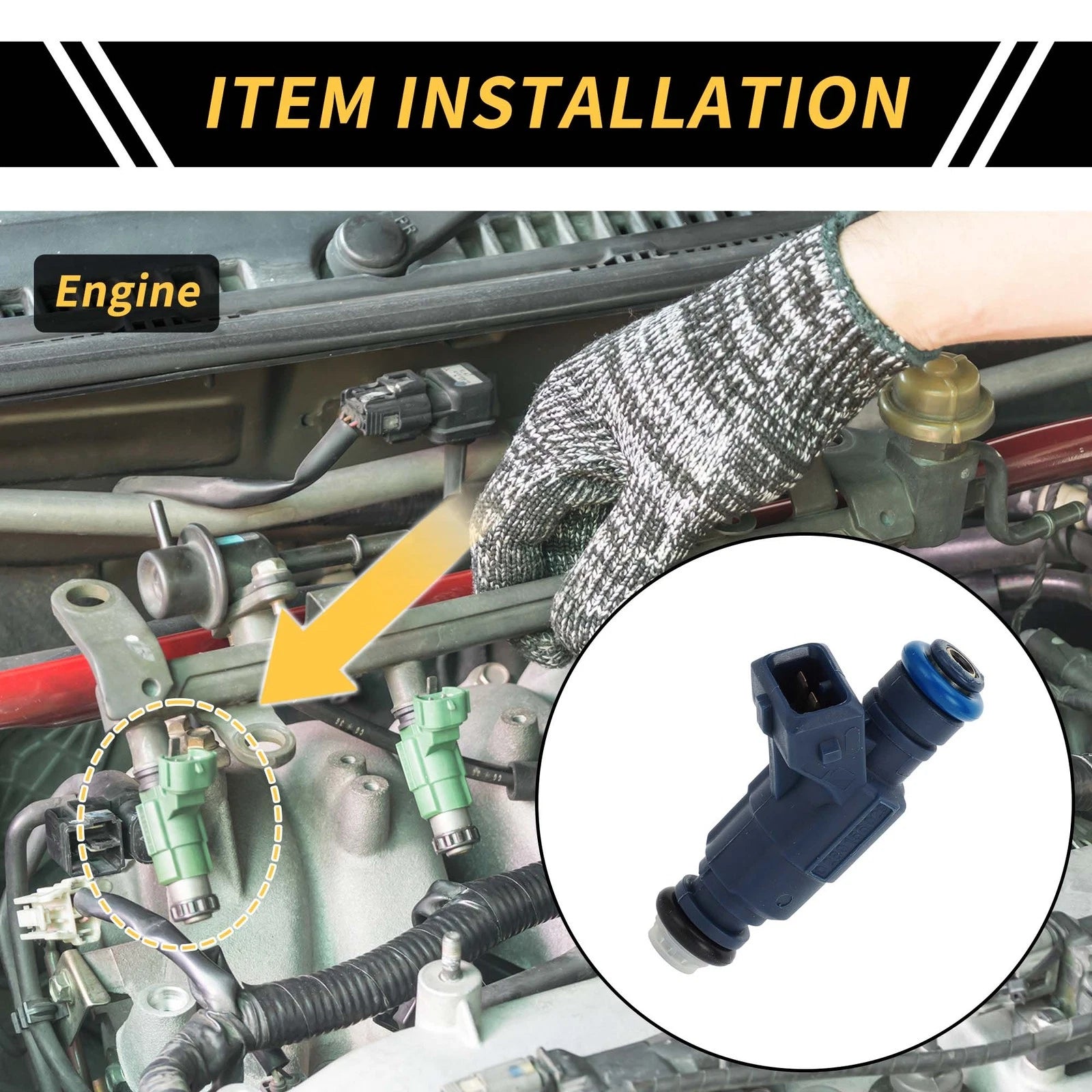 Fuel Injector Replacement for Ford Explorer 2002–2003 Fuel Injection Nozzle