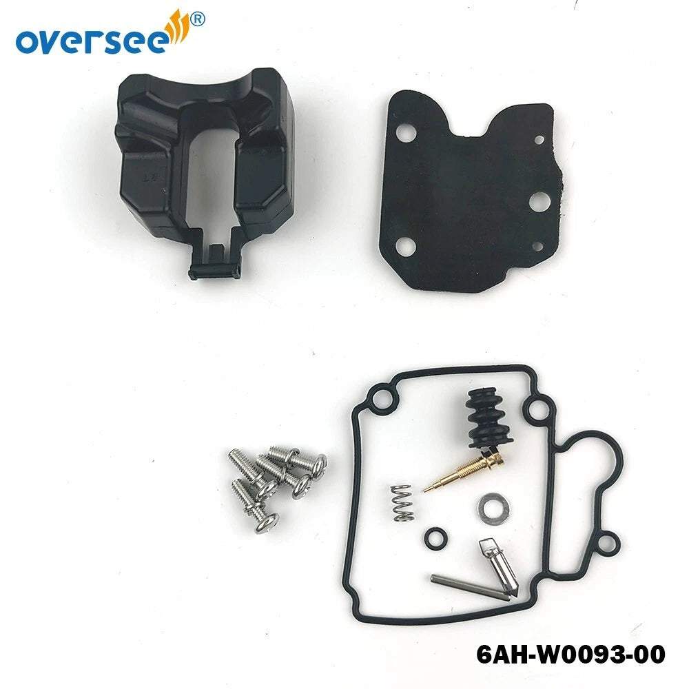 Carburetor Repair Kit 6AH-W0093 for Yamaha F9.9 F13.5 F15 F20 (1990–2023)
