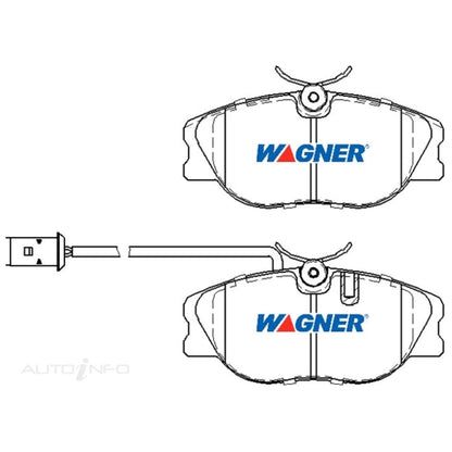 Front Disc Brake Pads Set for Citroen Xsara (2001–2005) EW10J4 XU10J4RS