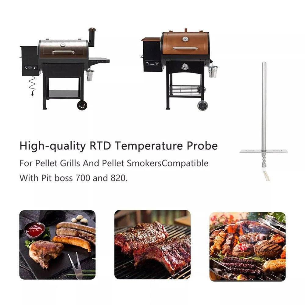 RTD Temperature Probe Sensor for Pit Boss 700 820 Series (2017–2023)