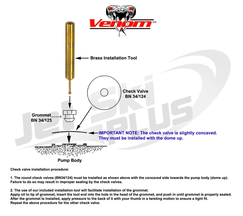 Dual Mikuni Carburetor Rebuild Kit with Tool for SeaDoo XP (1993)
