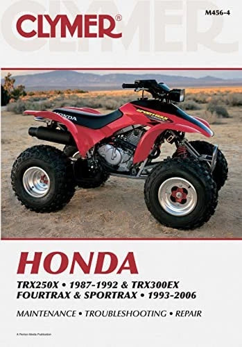 Service Repair Guide for Honda TRX250X & TRX300EX (1987–2006)