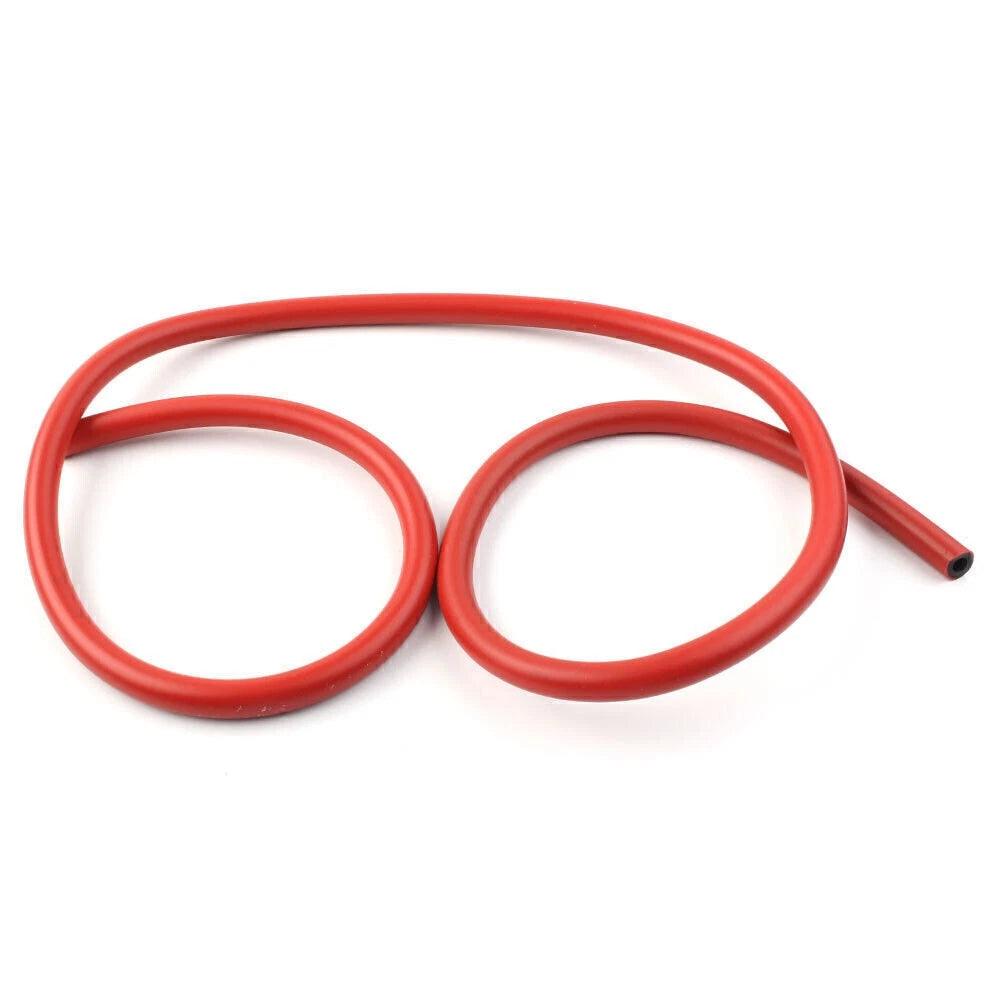 6mm Tube Hose Pipe for Motorcycle Dirt Pit Bike ATV (100cm) - Red