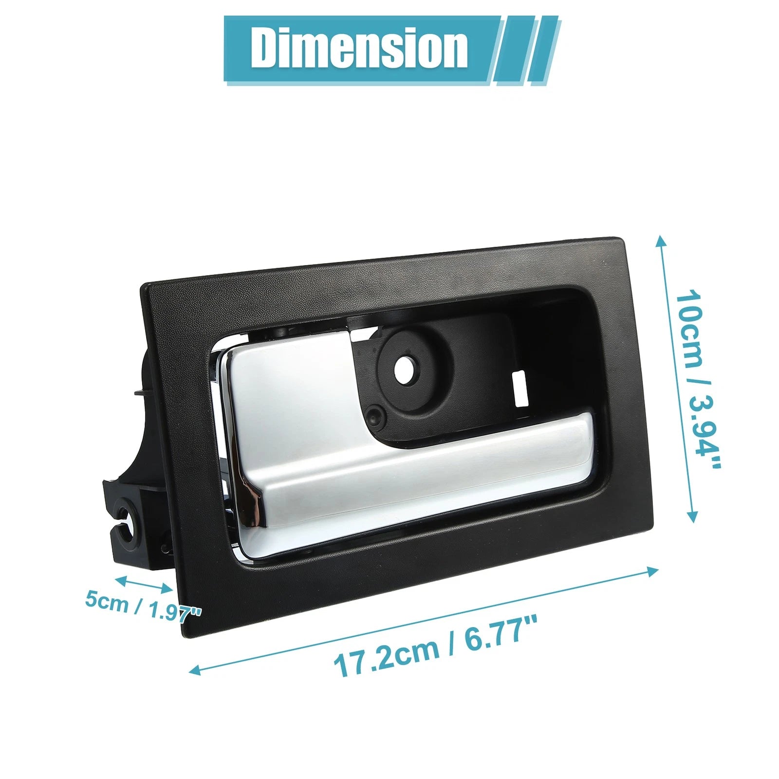 Interior Door Handle Front Rear Left Driver Side Replacement for Ford F150 (2009–2014)