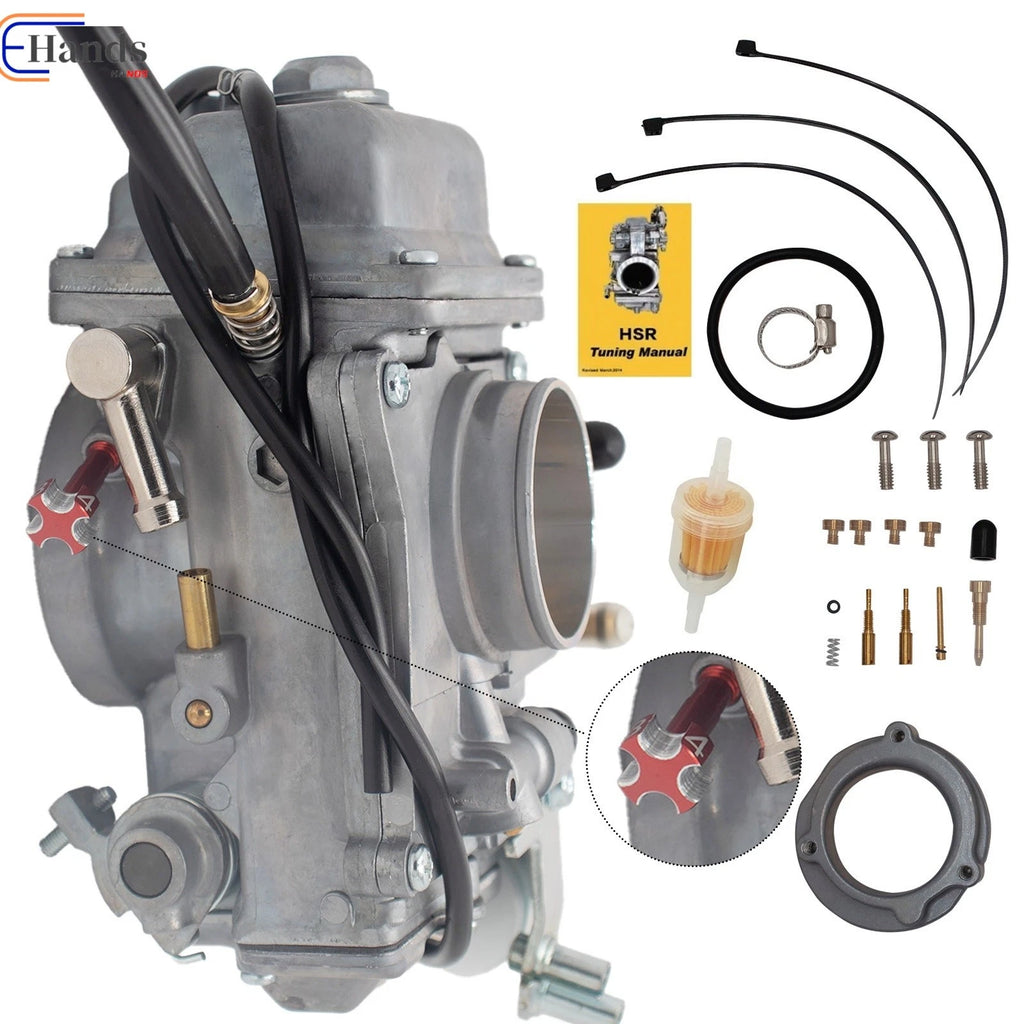 Mikuni HSR45 Carburetor for Harley Davidson EVO Twin Cam (1999–2017)