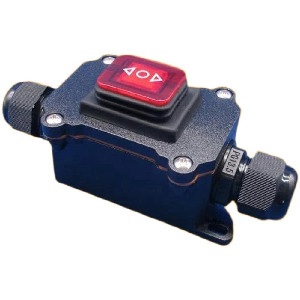 30A 6-Pin Waterproof Self-Resetting Switch for Motor Applications