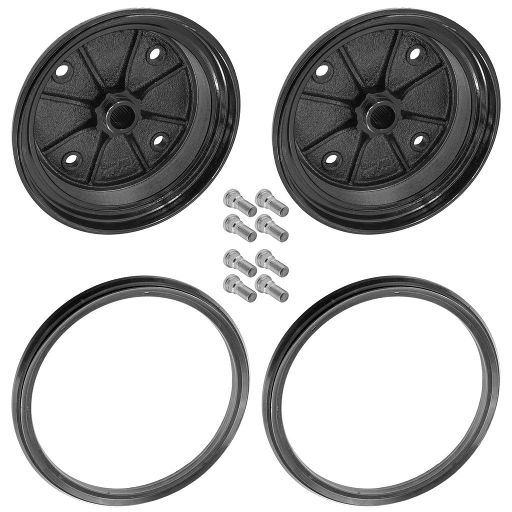 Front Brake Drum Wheel Hub Replacement for Kawasaki Mule 4010 (2009–2021)