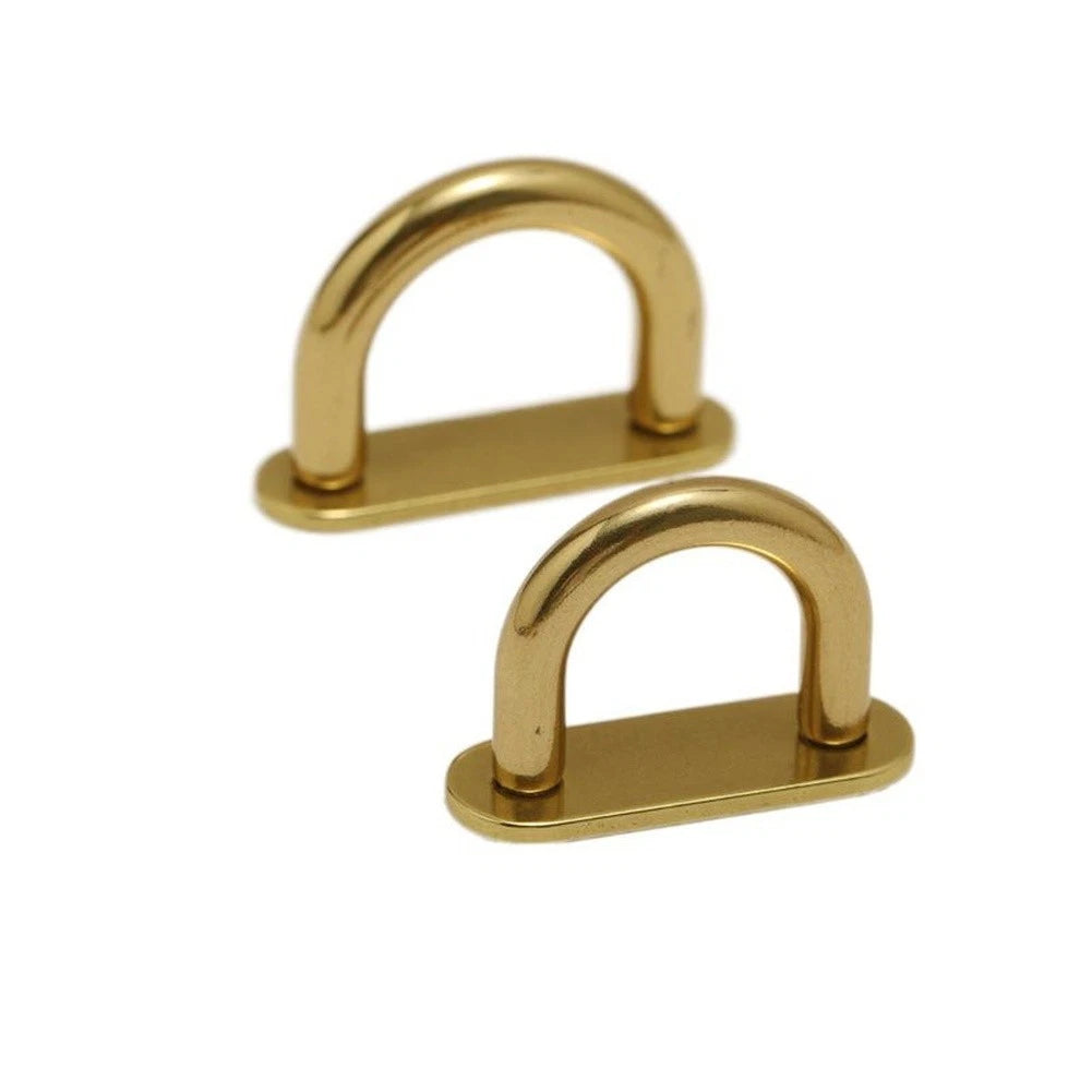 Brass D Ring Buckle for DIY Leather Goods and Bag Strap Hardware