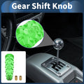 Crystal Shift Knob with 2 Adapters for Universal Fit (15cm, Green)