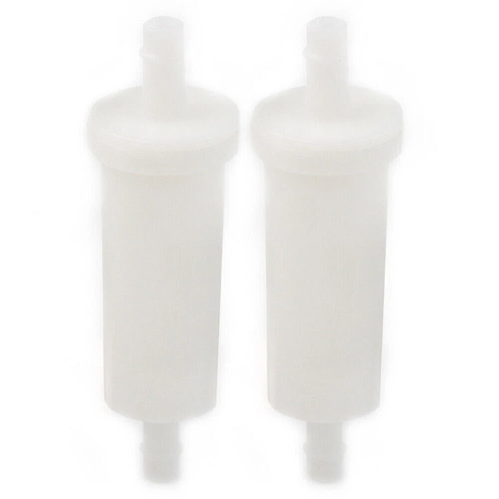 2PCS Fuel Filter Inline 5/16" Mercury Johnson / Evinrude 35-816296Q2 White mo