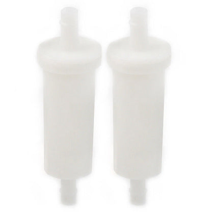 2PCS Fuel Filter Inline 5/16" Mercury Johnson / Evinrude 35-816296Q2 White mo