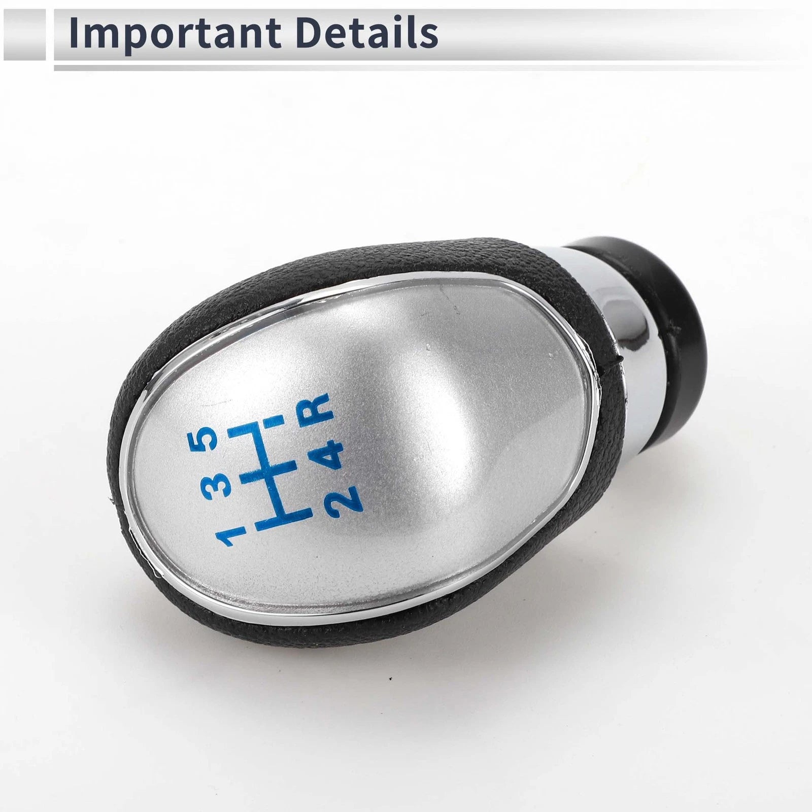 5 Speed Shift Knob for Ford Focus MK2 FL (2008–2011) Plastic Blue Black Silver