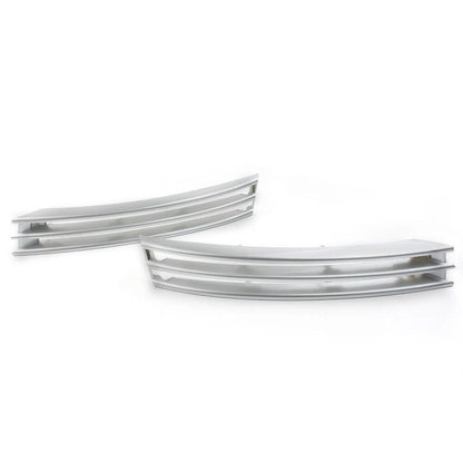 Pair Silver Front Bumper Grilles for Land Rover Range Rover L405 (2013–2017)