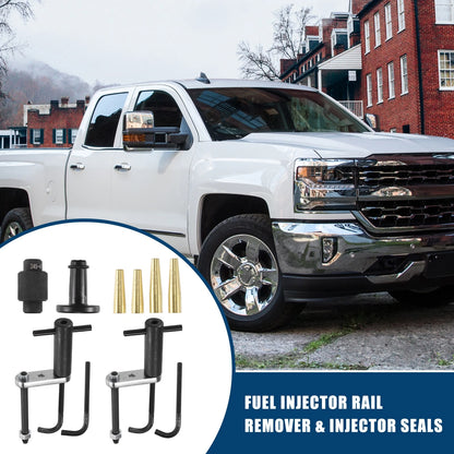 Set of 4 Fuel Injector Rail Assembly Remover Seals Tools for GM Engines