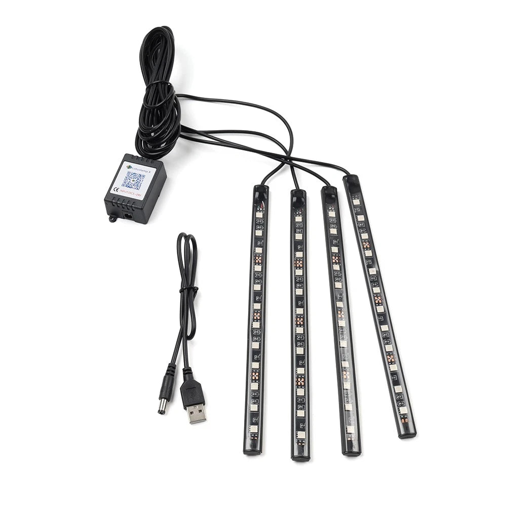 RGB Music VoiceControl Floor Atmosphere Light Decorative Foot Light GZ