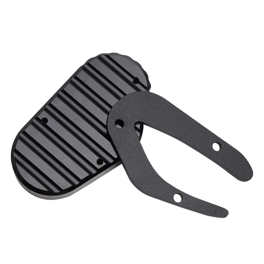 Kickstand Enlarge Pad for Bonneville T100 Street Scrambler 900 (2018–2023) Black