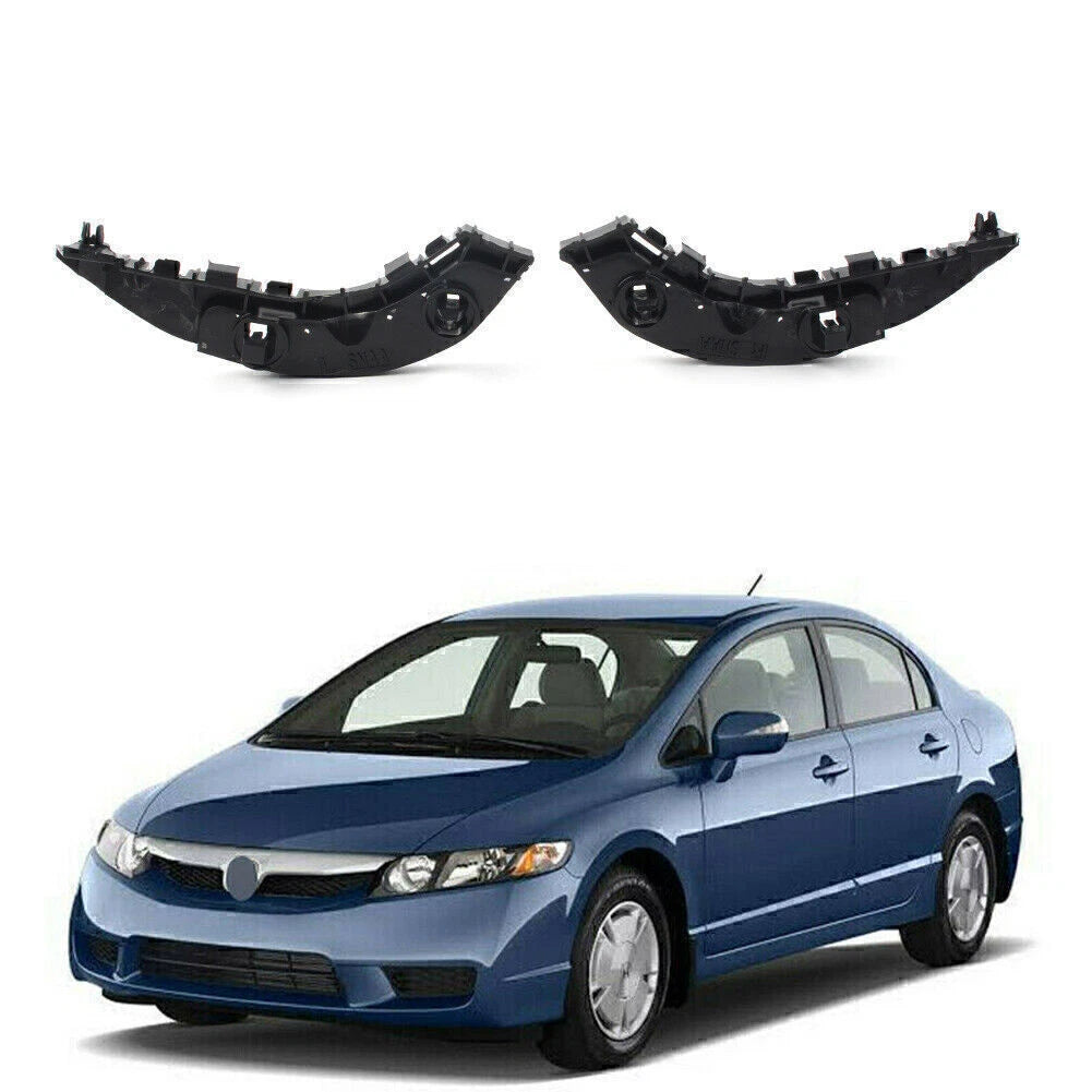 2X Front Bumper Retainer Support Bracket for Honda Civic Sedan (2006–2011)