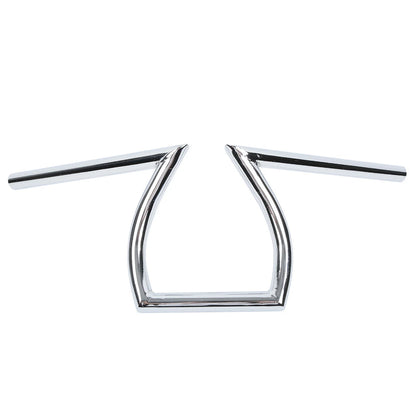 1" Black/Chrome Handlebar for Harley Sportster