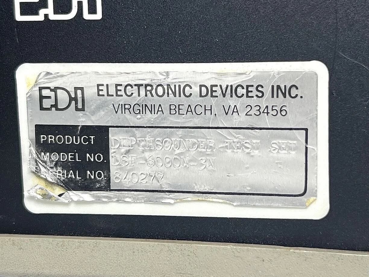 Depth Sounder Test Set for EDI DSF-6000N-3N, DSTS Model 3A