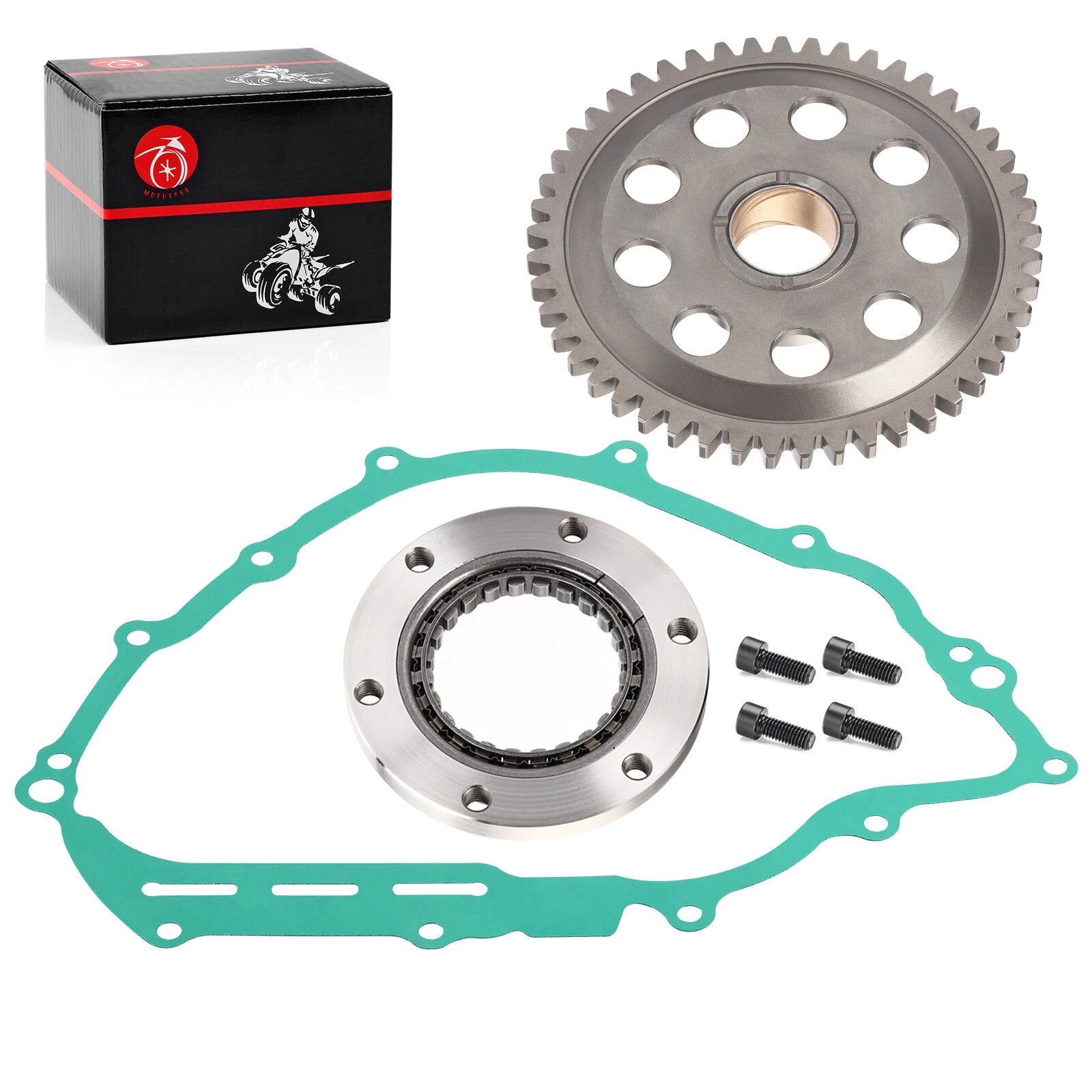 Starter Clutch Idler Gear Gasket Kit for Yamaha Rhino 700 YXR700 (2008–2013)