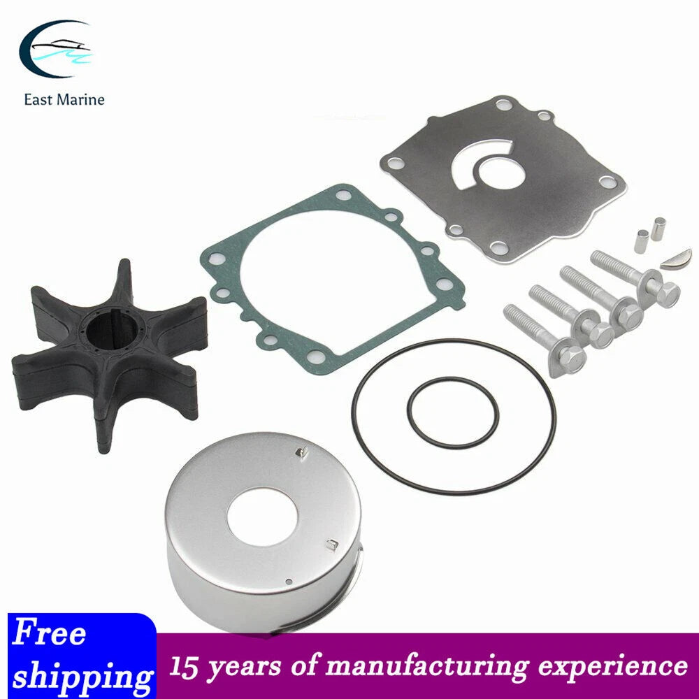 Water Pump Impeller Kit 68V-W0078-00 for Yamaha 4-Stroke F75 F90 F115