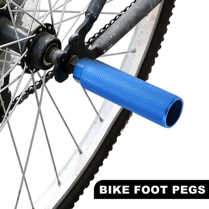 Aluminum Alloy Rear Foot Pegs for BMX MTB Bicycle with 3/8 Axle (Fit)