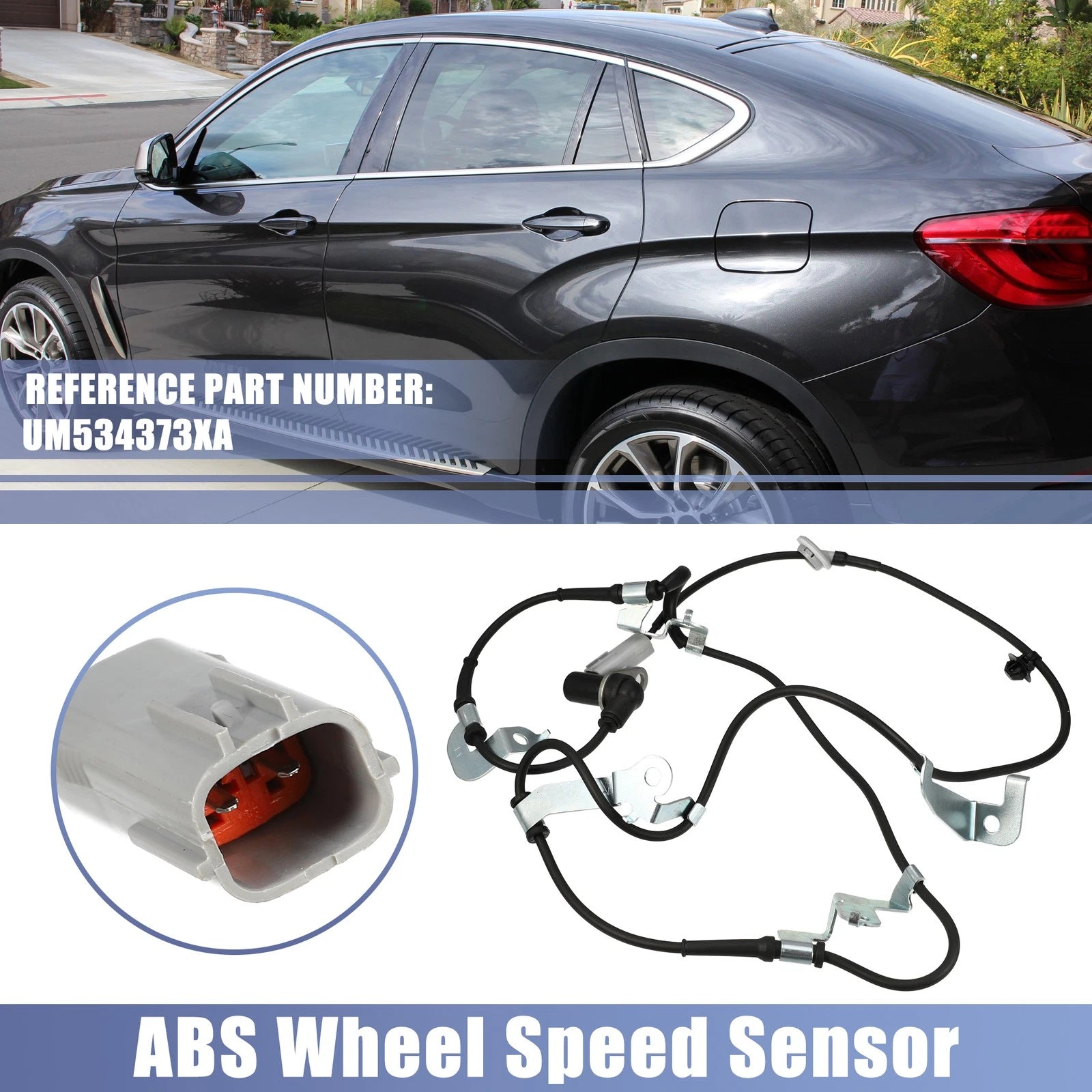 Front Left ABS Wheel Speed Sensor for Ford Ranger (1990–2016) No. UM534373XA