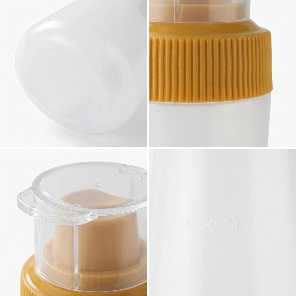 3pcs Easy Pour Plastic Seasoning Bottles for Kitchen Baking