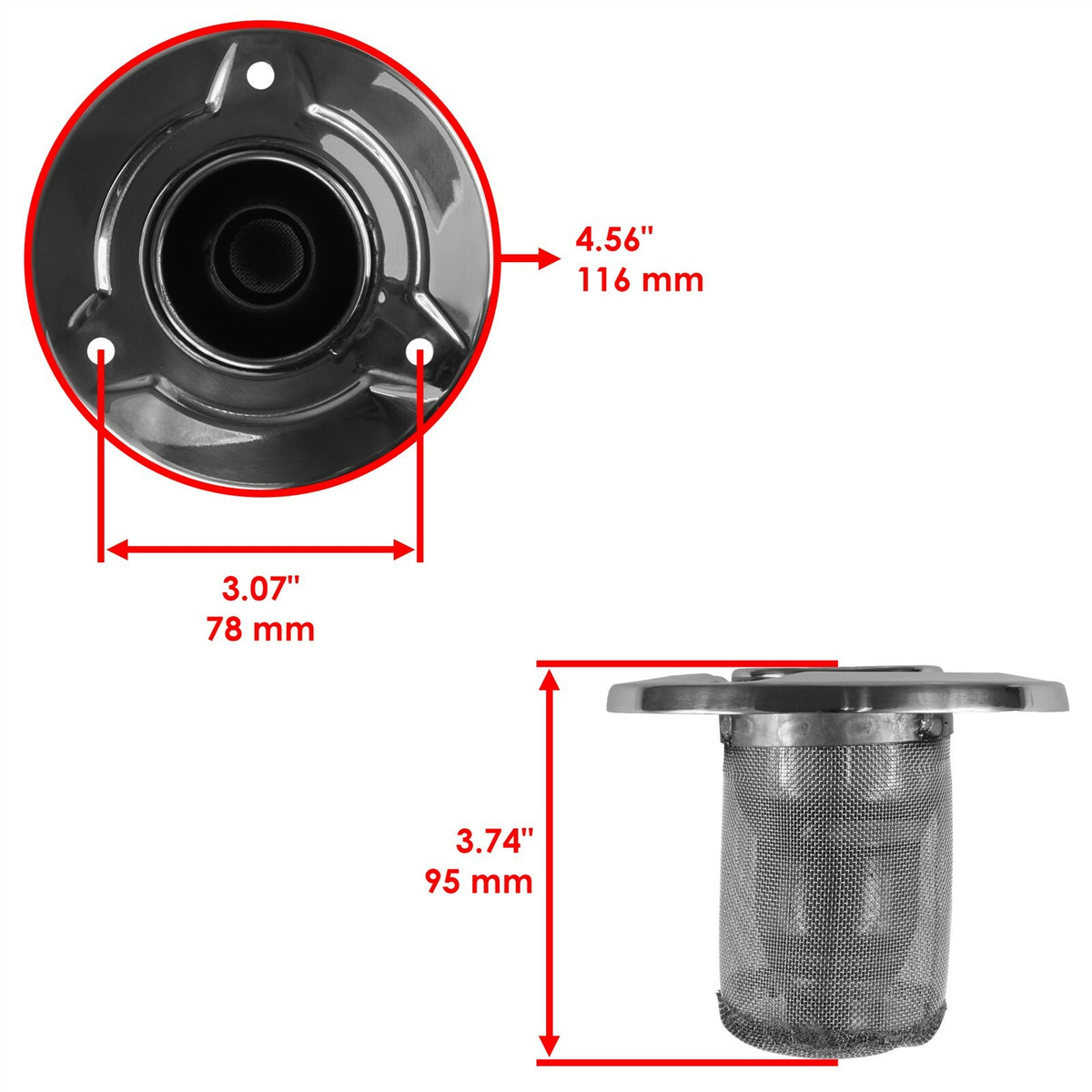 Spark Arrestor Replacement for Honda Foreman 500 TRX500TM 2x4 (2005–2006)