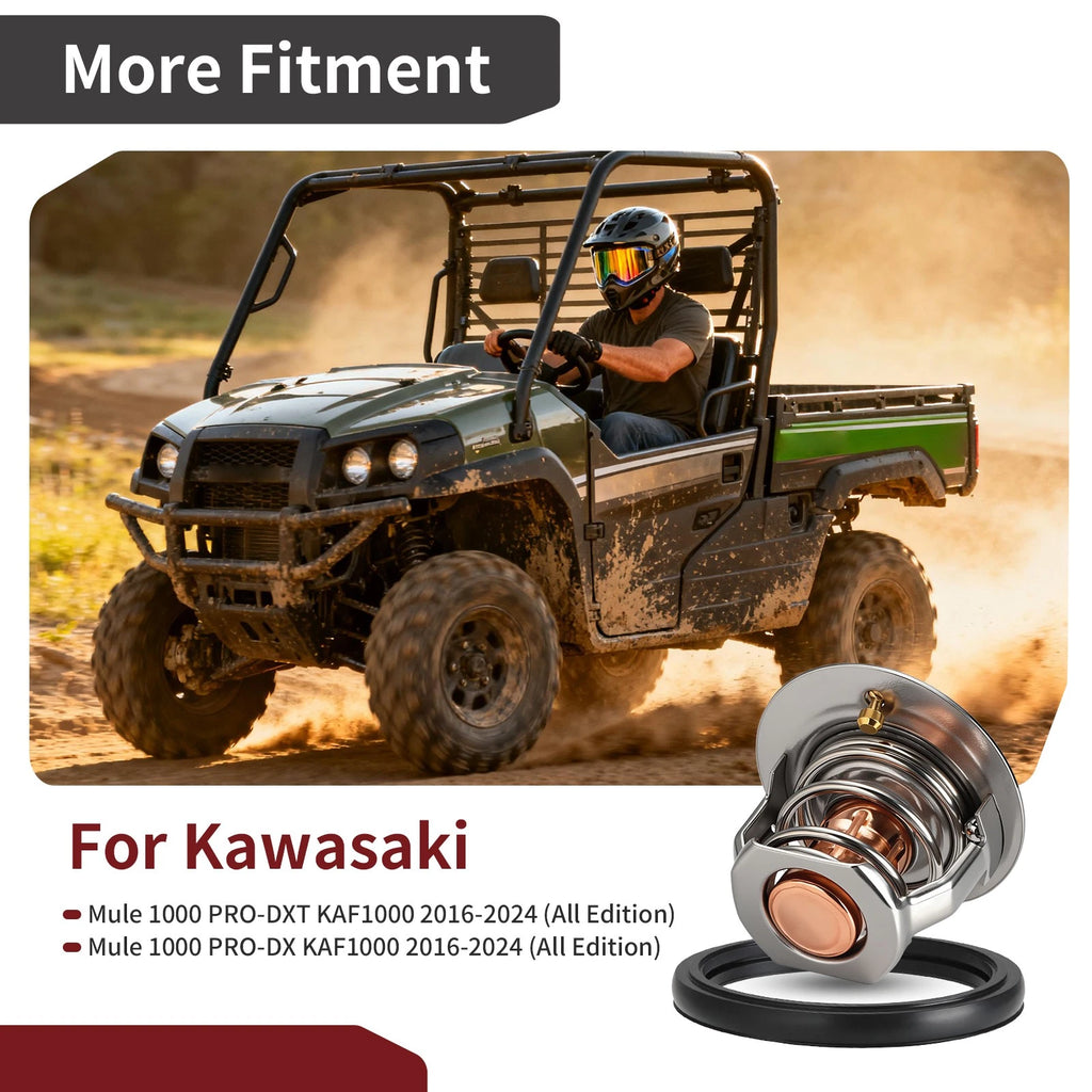 Thermostat + O-Ring for Kawasaki Mule 1000 PRODX PRODXT (2016–2024)