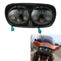 2X 5 3/4" Dual LED Projector Headlight for Harley Road Glide (1998–2013)